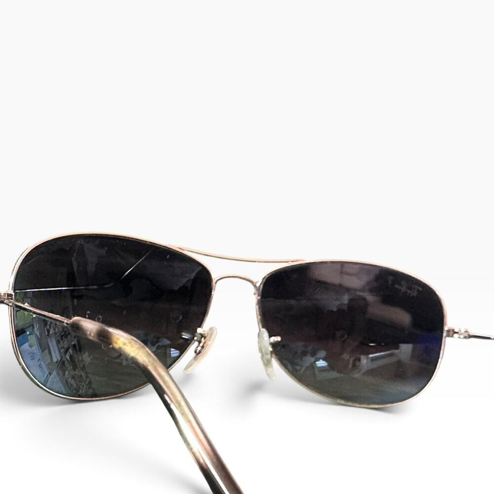 Ray-Ban Aviator Sunglasses Men's Silver Brown Prescription Top Gun style - Picture 7 of 8